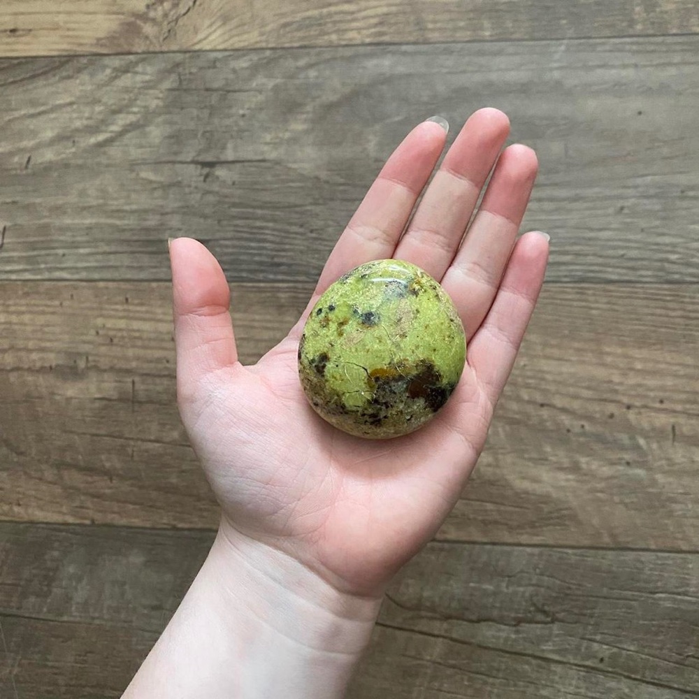Green Opal Palmstone